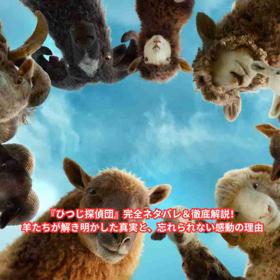 『ひつじ探偵団』完全ネタバレ＆徹底解説！羊たちが解き明かした真実と、忘れられない感動の理由