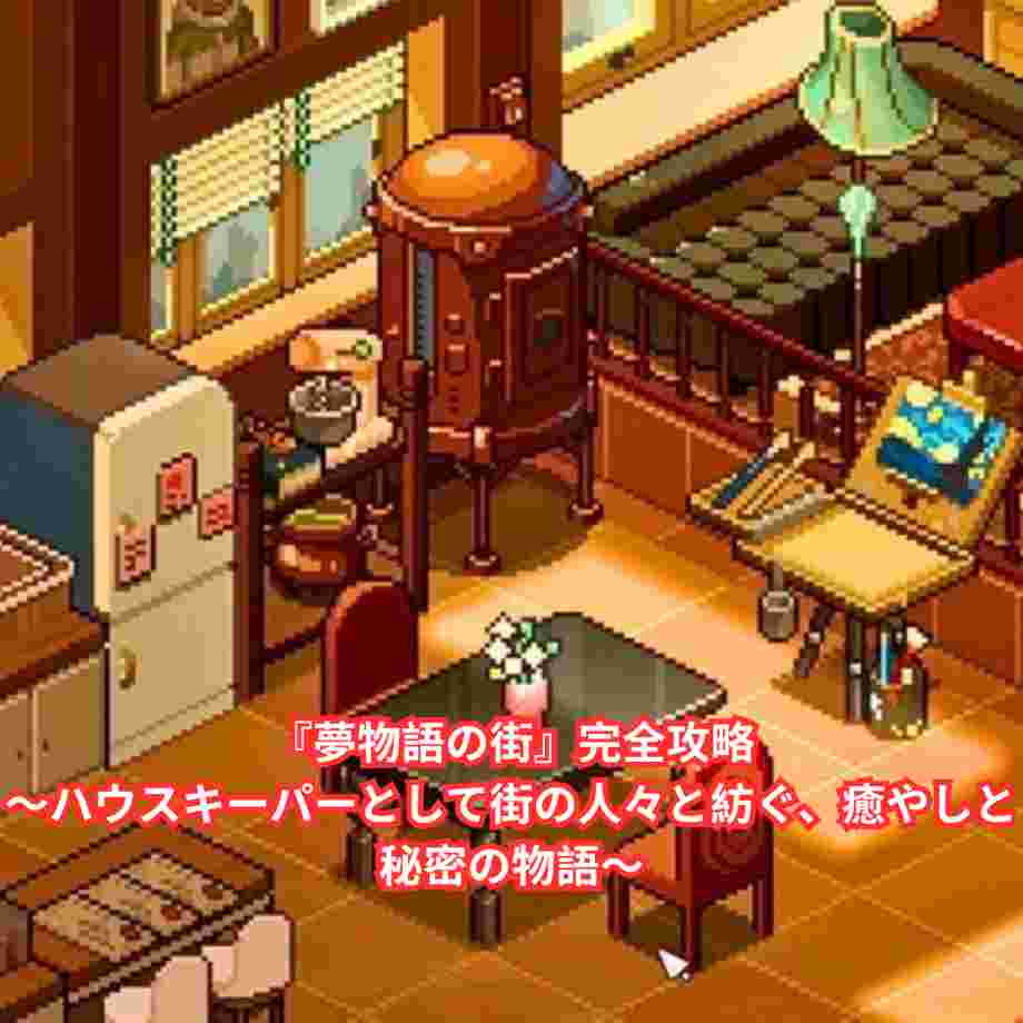『夢物語の街』完全攻略ガイド ～ハウスキーパーとして街の人々と紡ぐ、癒やしと秘密の物語～